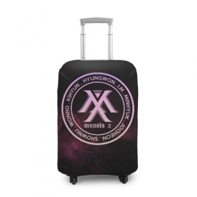 Чехол для чемодана 3D с принтом Monsta X в городе Новоалтайск, 86% полиэфир, 14% спандекс | двустороннее нанесение принта, прорези для ручек и колес | hyungwon | i.m | jooheon | k pop | kihyun | kpop | minhyuk | monbebe | monsta x | shownu | wonho | к поп | монста икс