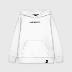 Детская толстовка хлопок с принтом ALAN WALKER(+НА СПИНЕ) в городе Новоалтайск, 100% хлопок | Круглый горловой вырез, эластичные манжеты, пояс, капюшен | alan walker | dj | dj walkzz | faded | music | алан уокер | диджей | дип хаус | клубная | клубняк | музыка | электро хаус