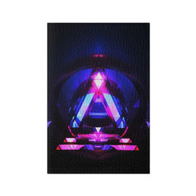 Обложка для паспорта матовая кожа с принтом NEON CYBERPUNK в городе Новоалтайск, натуральная матовая кожа | размер 19,3 х 13,7 см; прозрачные пластиковые крепления | Тематика изображения на принте: bright | colorful | cool | disco | music | music lover | n | retro | speaker | tape recorder | technique | vintage | винтаж | динамик | диско | магнитофон | меломан | музыка | неон | разноцветный | ретро | техника