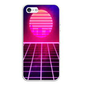 Чехол для iPhone 5/5S матовый с принтом DISCO SUNRISE в городе Новоалтайск, Силикон | Область печати: задняя сторона чехла, без боковых панелей | bright | colorful | cool | disco | music | music lover | retro | speaker | tape recorder | technique | vintage | винтаж | динамик | диско | магнитофон | меломан | музыка | неон | разноцветный | ретро | техника