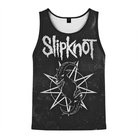 Мужская майка 3D с принтом Slipknot в городе Новоалтайск, 100% полиэстер | круглая горловина, приталенный силуэт, длина до линии бедра. Пройма и горловина окантованы тонкой бейкой | slipknot | we are not your kind | альтернативный метал | грув метал | метал | музыка | ню метал | слипнот