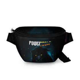Поясная сумка 3D с принтом Powerwolf в городе Новоалтайск, 100% полиэстер | плотная ткань, ремень с регулируемой длиной, внутри несколько карманов для мелочей, основное отделение и карман с обратной стороны сумки застегиваются на молнию | metal | powerwolf | пауэр метал | хэви метал