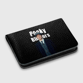 Картхолдер с принтом с принтом Peaky Blinders в городе Новоалтайск, натуральная матовая кожа | размер 7,3 х 10 см; кардхолдер имеет 4 кармана для карт; | Тематика изображения на принте: peaky blinders | острые козырьки | сериал