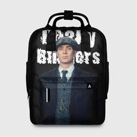 Женский рюкзак 3D с принтом Peaky Blinders в городе Новоалтайск, 100% полиэстер | лямки с регулируемой длиной, сверху ручки, чтобы рюкзак нести как сумку. Основное отделение закрывается на молнию, как и внешний карман. Внутри два дополнительных кармана, один из которых закрывается на молнию. По бокам два дополнительных кармашка, куда поместится маленькая бутылочка
 | peaky blinders | острые козырьки | сериал