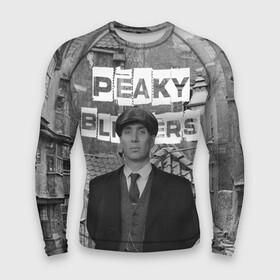 Мужской рашгард 3D с принтом Peaky Blinders в городе Новоалтайск,  |  | peaky blinders | острые козырьки | сериал