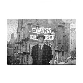 Пазл магнитный 126 элементов с принтом Peaky Blinders в городе Новоалтайск, полимерный материал с магнитным слоем | 126 деталей, размер изделия —  180*270 мм | Тематика изображения на принте: peaky blinders | острые козырьки | сериал