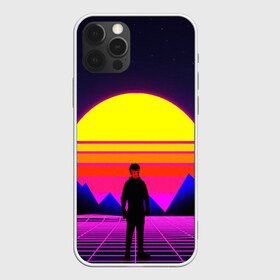 Чехол для iPhone 12 Pro Max с принтом CYBERPUNK RETRO в городе Новоалтайск, Силикон |  | bright | colorful | cool | disco | music | music lover | retro | speaker | tape recorder | technique | vintage | винтаж | динамик | диско | магнитофон | меломан | музыка | неон | разноцветный | ретро | техника