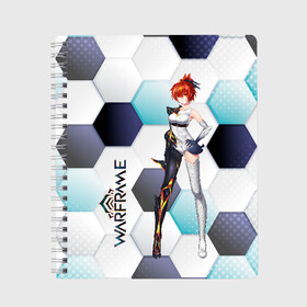 Тетрадь с принтом Warframe girl anime в городе Новоалтайск, 100% бумага | 48 листов, плотность листов — 60 г/м2, плотность картонной обложки — 250 г/м2. Листы скреплены сбоку удобной пружинной спиралью. Уголки страниц и обложки скругленные. Цвет линий — светло-серый
 | digital extremes | excalibur | nyx | saryn | space | warframe | варфрэйм | космос | шутер