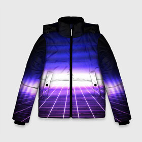 Зимняя куртка для мальчиков 3D с принтом 80s RETROWAVE в городе Новоалтайск, ткань верха — 100% полиэстер; подклад — 100% полиэстер, утеплитель — 100% полиэстер | длина ниже бедра, удлиненная спинка, воротник стойка и отстегивающийся капюшон. Есть боковые карманы с листочкой на кнопках, утяжки по низу изделия и внутренний карман на молнии. 

Предусмотрены светоотражающий принт на спинке, радужный светоотражающий элемент на пуллере молнии и на резинке для утяжки | bright | colorful | cool | disco | music | music lover | retro | speaker | tape recorder | technique | vintage | винтаж | динамик | диско | магнитофон | меломан | музыка | неон | разноцветный | ретро | техника