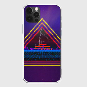 Чехол для iPhone 12 Pro Max с принтом НАЗАД В 90е в городе Новоалтайск, Силикон |  | bright | colorful | cool | disco | music | music lover | retro | speaker | tape recorder | technique | vintage | винтаж | динамик | диско | магнитофон | меломан | музыка | неон | разноцветный | ретро | техника