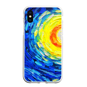 Чехол для iPhone XS Max матовый с принтом КРАСКИ ВАНГОГА в городе Новоалтайск, Силикон | Область печати: задняя сторона чехла, без боковых панелей | Тематика изображения на принте: art | impressionism | night | painting | planets | sky | stars | style | van gogh | waves | ван гог | вихрь | волны | живопись | звезды | импрессионизм | искусство | краски | небо | ночь | рисунок | стиль