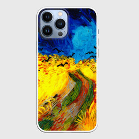 Чехол для iPhone 13 Pro Max с принтом ВАНГОГ НОЧНОЕ ПОЛЕ в городе Новоалтайск,  |  | art | impressionism | night | painting | planets | sky | stars | style | van gogh | waves | ван гог | вихрь | волны | живопись | звезды | импрессионизм | искусство | краски | небо | ночь | рисунок | стиль