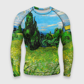 Мужской рашгард 3D с принтом ВАНГОГ в городе Новоалтайск,  |  | art | impressionism | night | painting | planets | sky | stars | style | van gogh | waves | ван гог | вихрь | волны | живопись | звезды | импрессионизм | искусство | краски | небо | ночь | рисунок | стиль