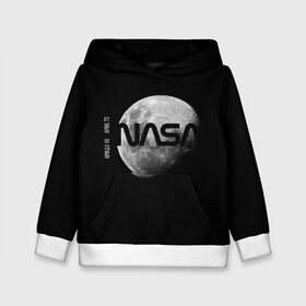 Детская толстовка 3D с принтом Nasa Apollo 16 в городе Новоалтайск, 100% полиэстер | двухслойный капюшон со шнурком для регулировки, мягкие манжеты на рукавах и по низу толстовки, спереди карман-кенгуру с мягким внутренним слоем | apollo 16 | apolo 16 | nasa | аполлон 16 | аполон 16 | наса | насса