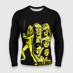 Мужской рашгард 3D с принтом Kill Bill в городе Новоалтайск,  |  | quentin | tarantino | thurman | uma | бешеные псы | кино | криминальное чтиво | кровь | плоть | турман | ума