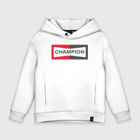Детское худи Oversize хлопок с принтом Однажды в Голливуде Champion в городе Новоалтайск, френч-терри — 70% хлопок, 30% полиэстер. Мягкий теплый начес внутри —100% хлопок | боковые карманы, эластичные манжеты и нижняя кромка, капюшон на магнитной кнопке | bradley pitt | hollywood | бред питт | брэд питт | квентин тарантино | однажды в голливуде