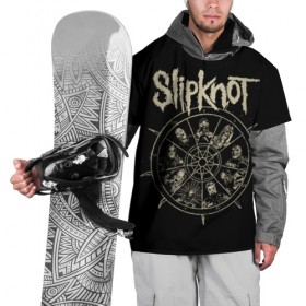 Накидка на куртку 3D с принтом Slipknot в городе Новоалтайск, 100% полиэстер |  | slipknot | we are not your kind | альтернативный метал | грув метал | метал | музыка | ню метал | слипнот