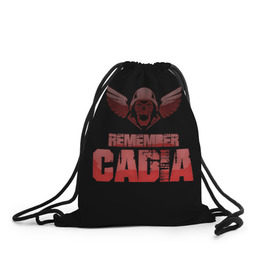 Рюкзак-мешок 3D с принтом Remember Cadia в городе Новоалтайск, 100% полиэстер | плотность ткани — 200 г/м2, размер — 35 х 45 см; лямки — толстые шнурки, застежка на шнуровке, без карманов и подкладки | 40000 | 40k | chaos | dawn of war | fantasy | imperium | marines | orks | soulstorm | space | вархаммер | ваха | дов | ересь хоруса | император | империум | орки | примархи | хаос
