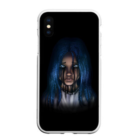Чехол для iPhone XS Max матовый с принтом Слёзы Билли Айлиш в городе Новоалтайск, Силикон | Область печати: задняя сторона чехла, без боковых панелей | bad guy | billie eilish | билли айлиш | эйлиш