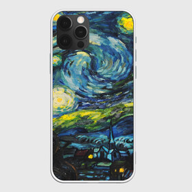 Чехол для iPhone 12 Pro Max с принтом ЗВЕЗДНАЯ НОЧЬ в городе Новоалтайск, Силикон |  | art | impressionism | night | painting | planets | sky | stars | style | van gogh | waves | ван гог | вихрь | волны | живопись | звезды | импрессионизм | искусство | краски | небо | ночь | рисунок | стиль