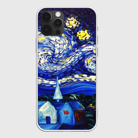 Чехол для iPhone 12 Pro Max с принтом ЗВЕЗДНАЯ НОЧЬ в городе Новоалтайск, Силикон |  | art | impressionism | night | painting | planets | sky | stars | style | van gogh | waves | ван гог | вихрь | волны | живопись | звезды | импрессионизм | искусство | краски | небо | ночь | рисунок | стиль