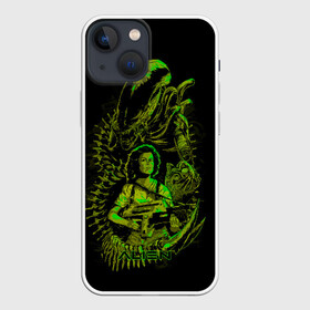 Чехол для iPhone 13 mini с принтом Чужой в городе Новоалтайск,  |  | Тематика изображения на принте: alien | lv 426 | грудол | даллас | звездолет | инопланетное | лицехват | ностромо | рипли | сигурни | существо | уивер
