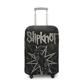 Чехол для чемодана 3D с принтом Slipknot в городе Новоалтайск, 86% полиэфир, 14% спандекс | двустороннее нанесение принта, прорези для ручек и колес | slipknot | we are not your kind | альтернативный метал | грув метал | метал | музыка | ню метал | слипнот
