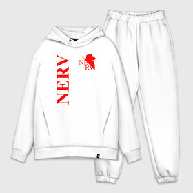 Мужской костюм хлопок OVERSIZE с принтом EVANGELION (NERV 3) в городе Новоалтайск,  |  | angel | eva | evangelion | neon genesis evangelion | nerv | аска лэнгли сорью | ева | евангелион | мисато кацураги | рей аянами | синдзи