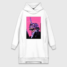 Платье-худи хлопок с принтом EVANGELION (EVA 01) в городе Новоалтайск,  |  | angel | eva | evangelion | neon genesis evangelion | nerv | аска лэнгли сорью | ева | евангелион | мисато кацураги | рей аянами | синдзи