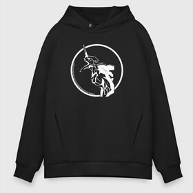 Мужское худи Oversize хлопок с принтом EVANGELION (CRY) в городе Новоалтайск, френч-терри — 70% хлопок, 30% полиэстер. Мягкий теплый начес внутри —100% хлопок | боковые карманы, эластичные манжеты и нижняя кромка, капюшон на магнитной кнопке | Тематика изображения на принте: angel | eva | evangelion | neon genesis evangelion | nerv | аска лэнгли сорью | ева | евангелион | мисато кацураги | рей аянами | синдзи