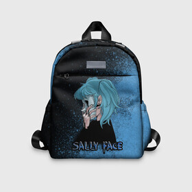 Детский рюкзак 3D с принтом Sally face в городе Новоалтайск, 100% полиэстер | лямки с регулируемой длиной, сверху петелька, чтобы рюкзак можно было повесить на вешалку. Основное отделение закрывается на молнию, как и внешний карман. Внутри дополнительный карман. По бокам два дополнительных кармашка | sally face | маска | сали | салли | салли кромсалли | фейс | фишер
