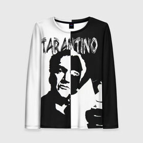 Женский лонгслив 3D с принтом Tarantino в городе Новоалтайск, 100% полиэстер | длинные рукава, круглый вырез горловины, полуприлегающий силуэт | quentin tarantino | квентин тарантино