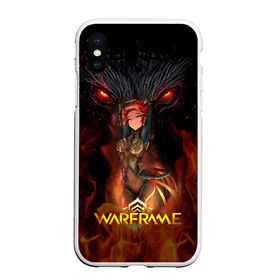 Чехол для iPhone XS Max матовый с принтом Warframe anime в городе Новоалтайск, Силикон | Область печати: задняя сторона чехла, без боковых панелей | digital extremes | excalibur | nyx | saryn | space | warframe | варфрэйм | космос | шутер