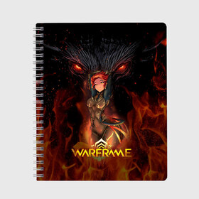 Тетрадь с принтом Warframe anime в городе Новоалтайск, 100% бумага | 48 листов, плотность листов — 60 г/м2, плотность картонной обложки — 250 г/м2. Листы скреплены сбоку удобной пружинной спиралью. Уголки страниц и обложки скругленные. Цвет линий — светло-серый
 | digital extremes | excalibur | nyx | saryn | space | warframe | варфрэйм | космос | шутер