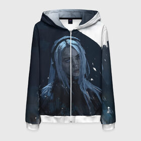 Мужская толстовка 3D на молнии с принтом Billie Eilish в городе Новоалтайск, 100% полиэстер | длина до линии бедра, манжеты и пояс оформлены мягкой тканевой резинкой, двухслойный капюшон со шнурком для регулировки, спереди молния, по бокам два кармана | bad guy | billie eilish | билли айлиш | эйлиш
