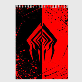 Скетчбук с принтом WARFRAME RED STALKER в городе Новоалтайск, 100% бумага
 | 48 листов, плотность листов — 100 г/м2, плотность картонной обложки — 250 г/м2. Листы скреплены сверху удобной пружинной спиралью | Тематика изображения на принте: 2019 | fortuna | red stalker | stalker | warframe | варфрейм | лотос | сталкер | тэнно