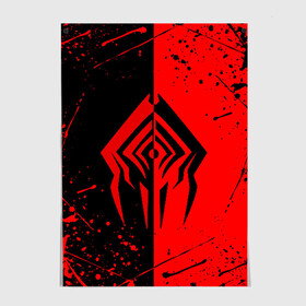Постер с принтом WARFRAME RED STALKER в городе Новоалтайск, 100% бумага
 | бумага, плотность 150 мг. Матовая, но за счет высокого коэффициента гладкости имеет небольшой блеск и дает на свету блики, но в отличии от глянцевой бумаги не покрыта лаком | Тематика изображения на принте: 2019 | fortuna | red stalker | stalker | warframe | варфрейм | лотос | сталкер | тэнно