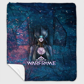 Плед с рукавами с принтом Warframe в городе Новоалтайск, 100% полиэстер | Закругленные углы, все края обработаны. Ткань не мнется и не растягивается. Размер 170*145 | digital extremes | excalibur | nyx | saryn | space | warframe | варфрэйм | космос | шутер