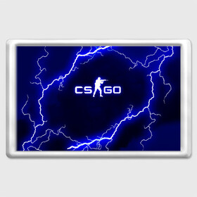 Магнит 45*70 с принтом CS GO LIGHTNING STYLE  в городе Новоалтайск, Пластик | Размер: 78*52 мм; Размер печати: 70*45 | astralis | awp | counter strike | cs go | cs go global offensive | faze clan | hyper beast | team liquid | thunder | астралис | молнии | тим ликвид | фейз клан | хайпер бист | шторм