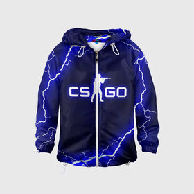 Детская ветровка 3D с принтом CS GO LIGHTNING STYLE в городе Новоалтайск, 100% полиэстер | подол и капюшон оформлены резинкой с фиксаторами, по бокам два кармана без застежек, один потайной карман на груди | Тематика изображения на принте: astralis | awp | counter strike | cs go | cs go global offensive | faze clan | hyper beast | team liquid | thunder | астралис | молнии | тим ликвид | фейз клан | хайпер бист | шторм