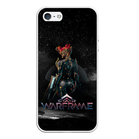 Чехол для iPhone 5/5S матовый с принтом Warframe в городе Новоалтайск, Силикон | Область печати: задняя сторона чехла, без боковых панелей | digital extremes | excalibur | nyx | saryn | space | warframe | варфрэйм | космос | шутер