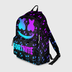 Рюкзак 3D с принтом FORTNITE x MARSHMELLO в городе Новоалтайск, 100% полиэстер | лямки с регулируемой длиной, сверху петелька, чтобы рюкзак можно было повесить на вешалку. Основное отделение закрывается на молнию, как и внешний карман. Внутри два дополнительных кармана, один из которых закрывается на молнию. По бокам два дополнительных кармашка | Тематика изображения на принте: 2019 | armor | armour | cybersport | esport | fortnite | game | llama | logo | броня | игра | киберспорт | лама | фиолетовый | фирменные цвета | фортнайт