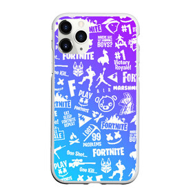 Чехол для iPhone 11 Pro Max матовый с принтом FORTNITE ПАТТЕРН в городе Новоалтайск, Силикон |  | Тематика изображения на принте: fortnite | fortnite 2 | fortnite x маршмелло | ikonik | marshmello | ninja | ninja streamer | иконик | ниндзя | фортнайт | фортнайт 2 | фортнайт глава 2