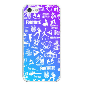 Чехол для iPhone 5/5S матовый с принтом FORTNITE ПАТТЕРН в городе Новоалтайск, Силикон | Область печати: задняя сторона чехла, без боковых панелей | Тематика изображения на принте: fortnite | fortnite 2 | fortnite x маршмелло | ikonik | marshmello | ninja | ninja streamer | иконик | ниндзя | фортнайт | фортнайт 2 | фортнайт глава 2