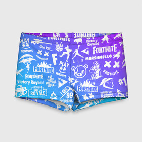 Детские купальные плавки 3D с принтом FORTNITE ПАТТЕРН в городе Новоалтайск, Полиэстер 85%, Спандекс 15% | Слитный крой, подклад по переду изделия, узкие бретели | Тематика изображения на принте: fortnite | fortnite 2 | fortnite x маршмелло | ikonik | marshmello | ninja | ninja streamer | иконик | ниндзя | фортнайт | фортнайт 2 | фортнайт глава 2