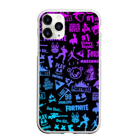 Чехол для iPhone 11 Pro матовый с принтом FORTNITE ПАТТЕРН в городе Новоалтайск, Силикон |  | fortnite | fortnite 2 | fortnite x маршмелло | ikonik | marshmello | ninja | ninja streamer | иконик | ниндзя | фортнайт | фортнайт 2 | фортнайт глава 2