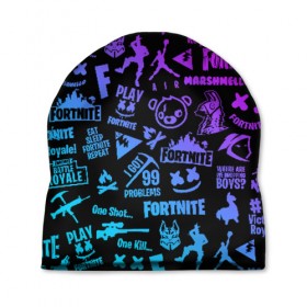 Шапка 3D с принтом FORTNITE ПАТТЕРН в городе Новоалтайск, 100% полиэстер | универсальный размер, печать по всей поверхности изделия | fortnite | fortnite 2 | fortnite x маршмелло | ikonik | marshmello | ninja | ninja streamer | иконик | ниндзя | фортнайт | фортнайт 2 | фортнайт глава 2