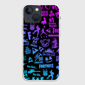 Чехол для iPhone 13 mini с принтом FORTNITE NEON | ФОРТНАЙТ НЕОН в городе Новоалтайск,  |  | fortnite | fortnite 2 | fortnite x маршмелло | ikonik | marshmello | ninja | ninja streamer | иконик | ниндзя | фортнайт | фортнайт 2 | фортнайт глава 2