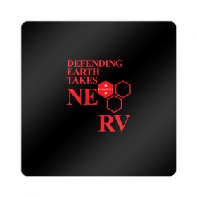 Магнит виниловый Квадрат с принтом NERV в городе Новоалтайск, полимерный материал с магнитным слоем | размер 9*9 см, закругленные углы | Тематика изображения на принте: angel | eva | evangelion | neon genesis evangelion | nerv | аска лэнгли сорью | ева | евангелион | мисато кацураги | рей аянами | синдзи