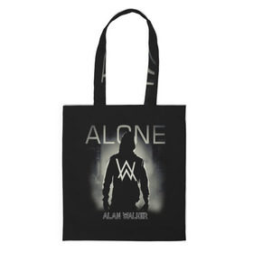 Шоппер 3D с принтом Alan Walker в городе Новоалтайск, 100% полиэстер | Плотность: 200 г/м2; Размер: 34×35 см; Высота лямок: 30 см | alan | alone | darkside | different | dj | faded | house | k 391 | live | music | olav | remix | techno | walker | walkers | walkzz | world | алан | диджей | техно | уокер